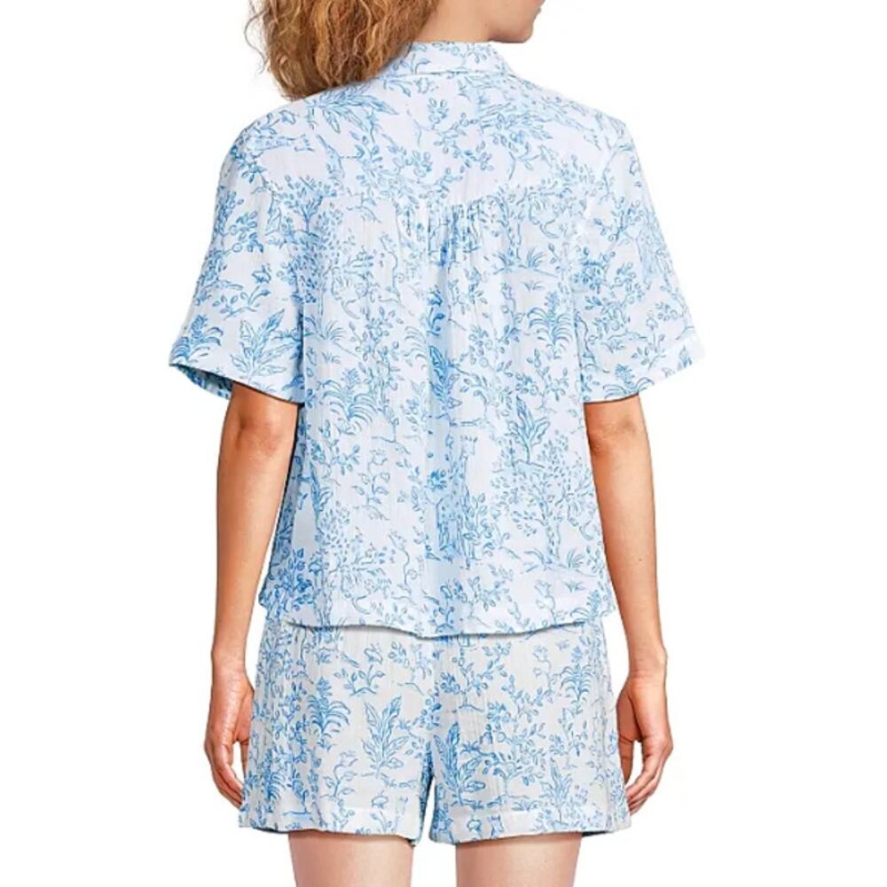 Lilly Pulitzer Women's Resort White Montee Cover-Up Shirt Tall Size M - Picture 10 of 11